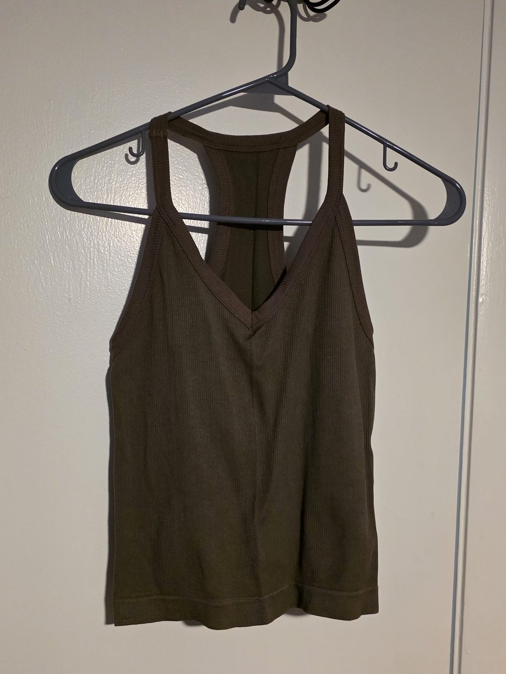 Women’s Olive Green Racerback Tank Top